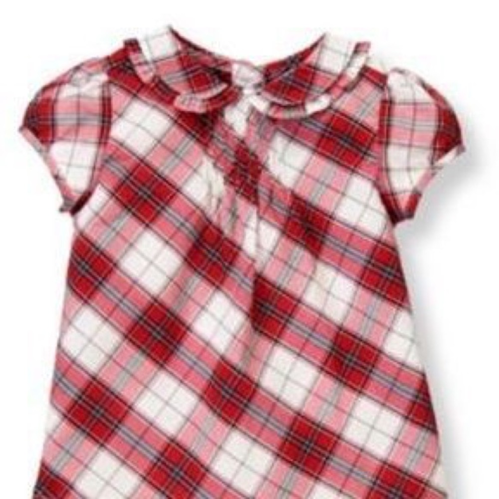 Janie and Jack holiday plaid shirt